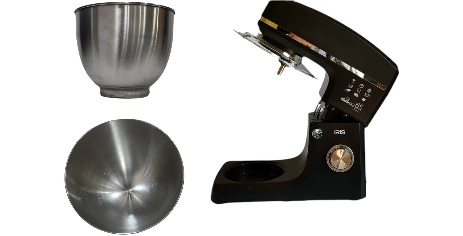 عجان pétrin iris 1200w 6.5l