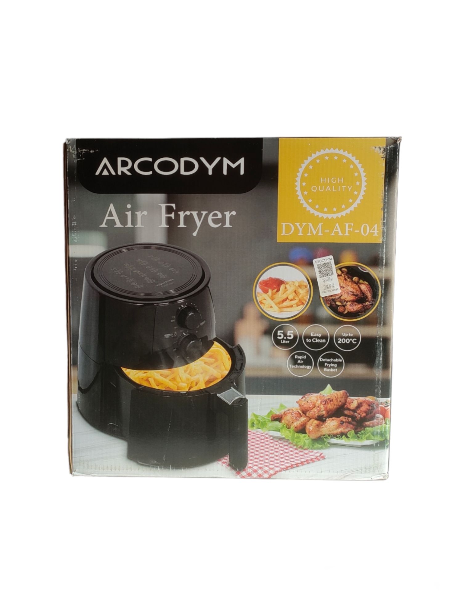 مقلاة هوائية رقمية air fryer Arcodym 5,5L