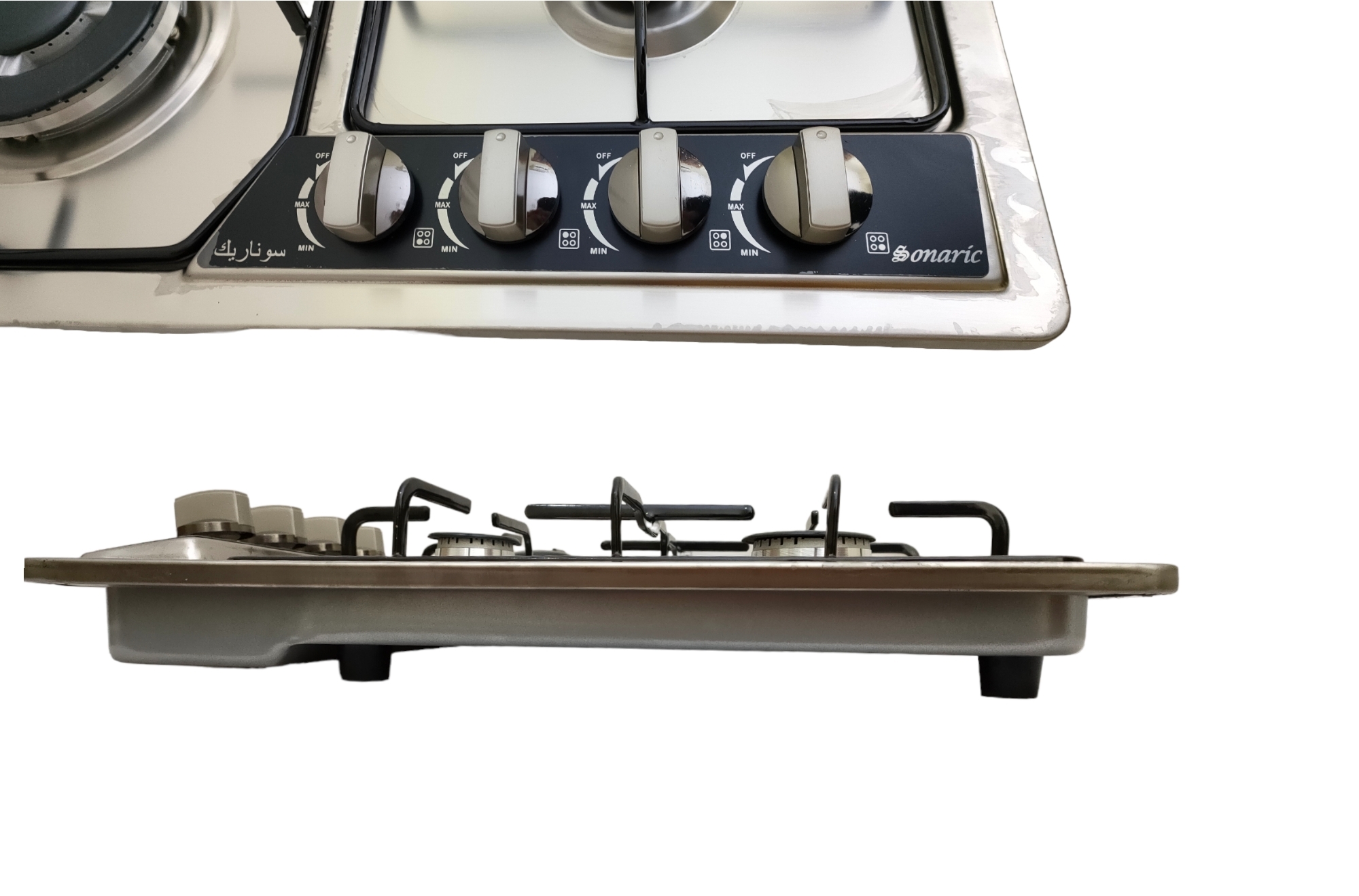 طاولة المطبخ plaque chauffante sonaric 4f inox