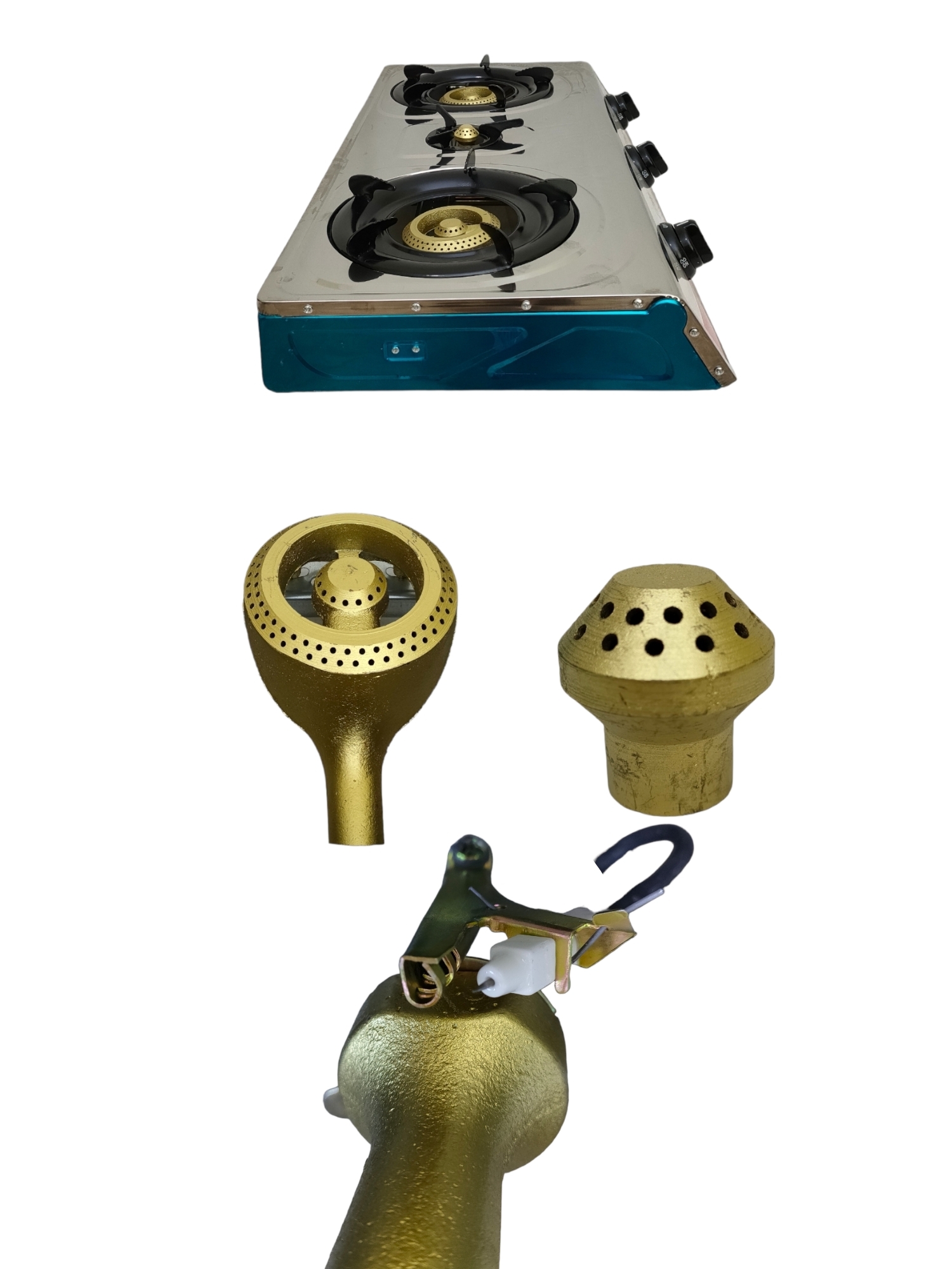 فرن الغاز 3 شعلات Gaz arcodym inox