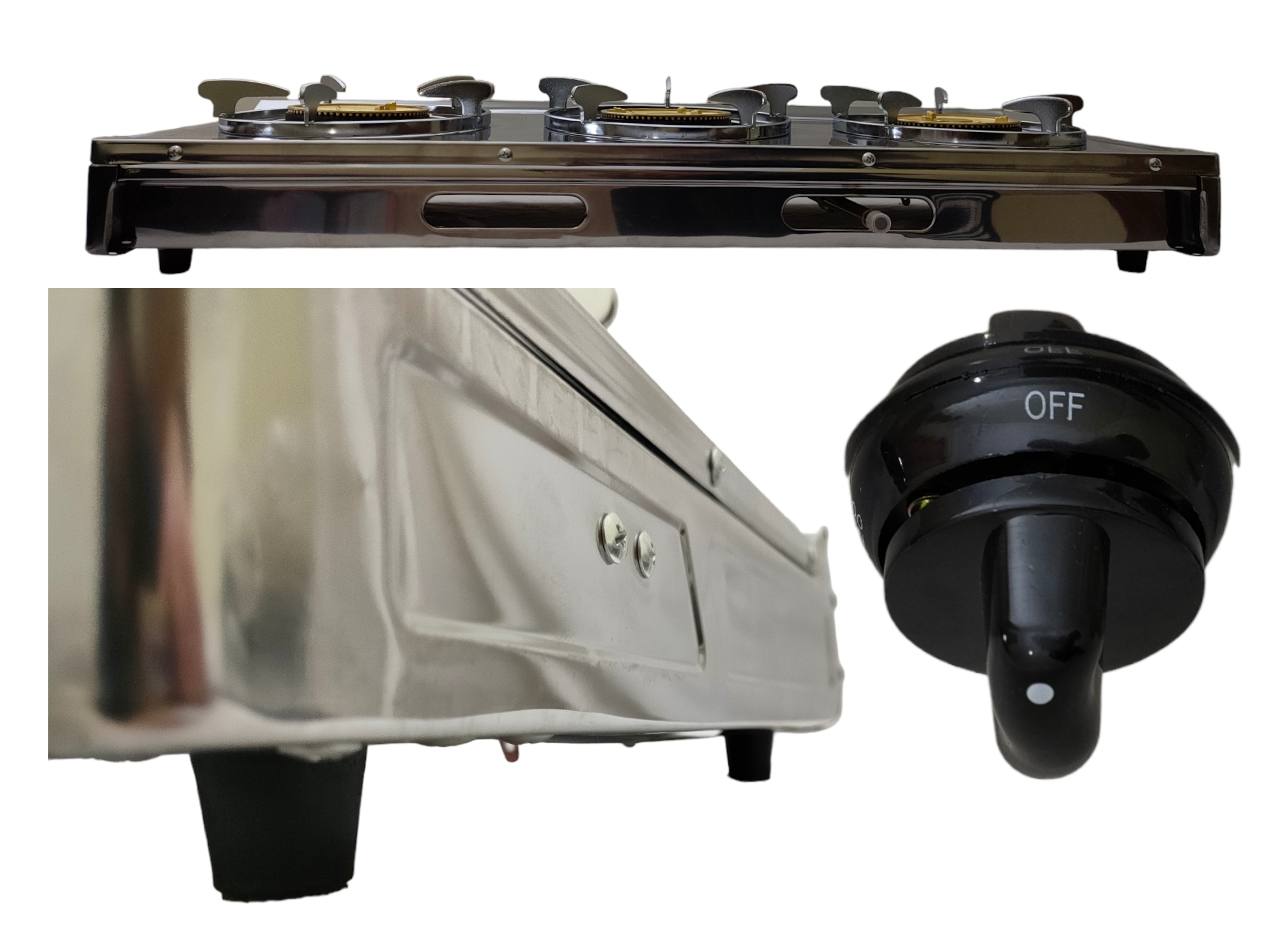فرن الغاز gaz 3f inox smart 3f