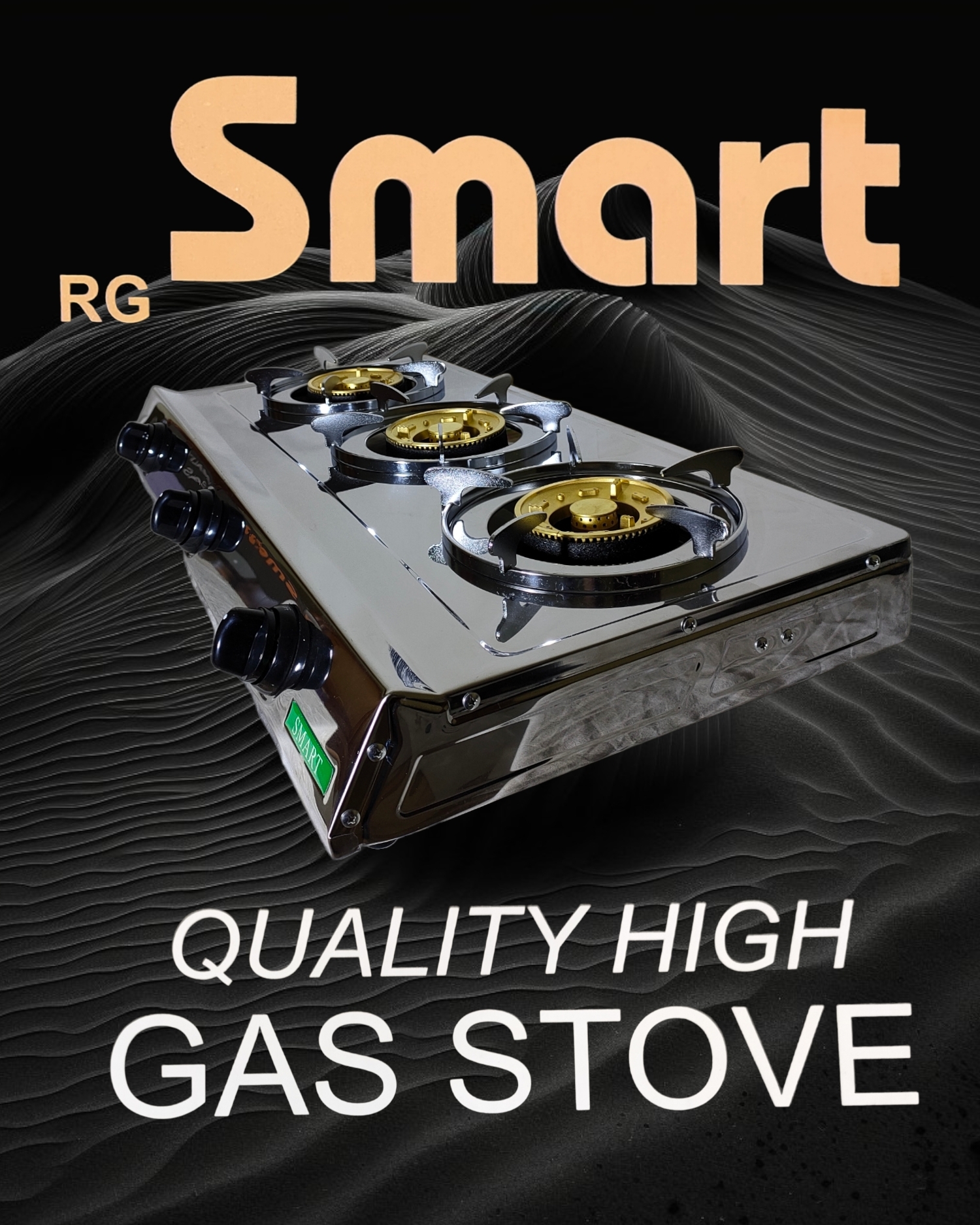 فرن الغاز gaz 3f inox smart 3f