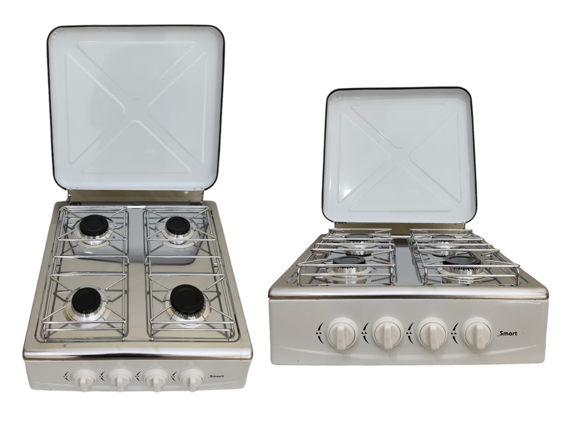فرن الغاز 4 شعلات gaz 4f inox smart