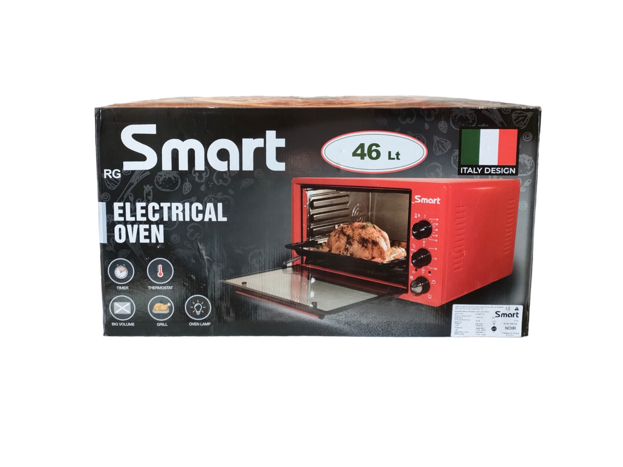 فرن كهربائي four Electrique smart lecteur de poulet 46L