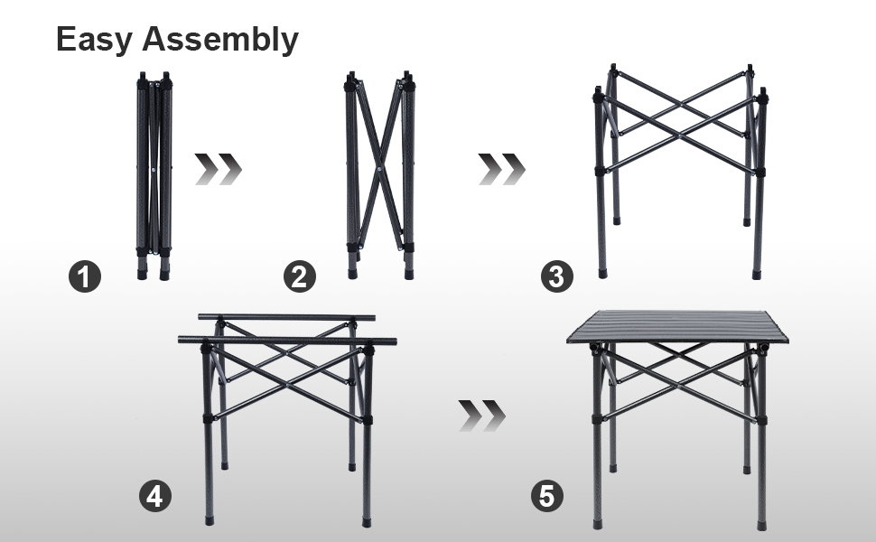 Table de comping démontable petit