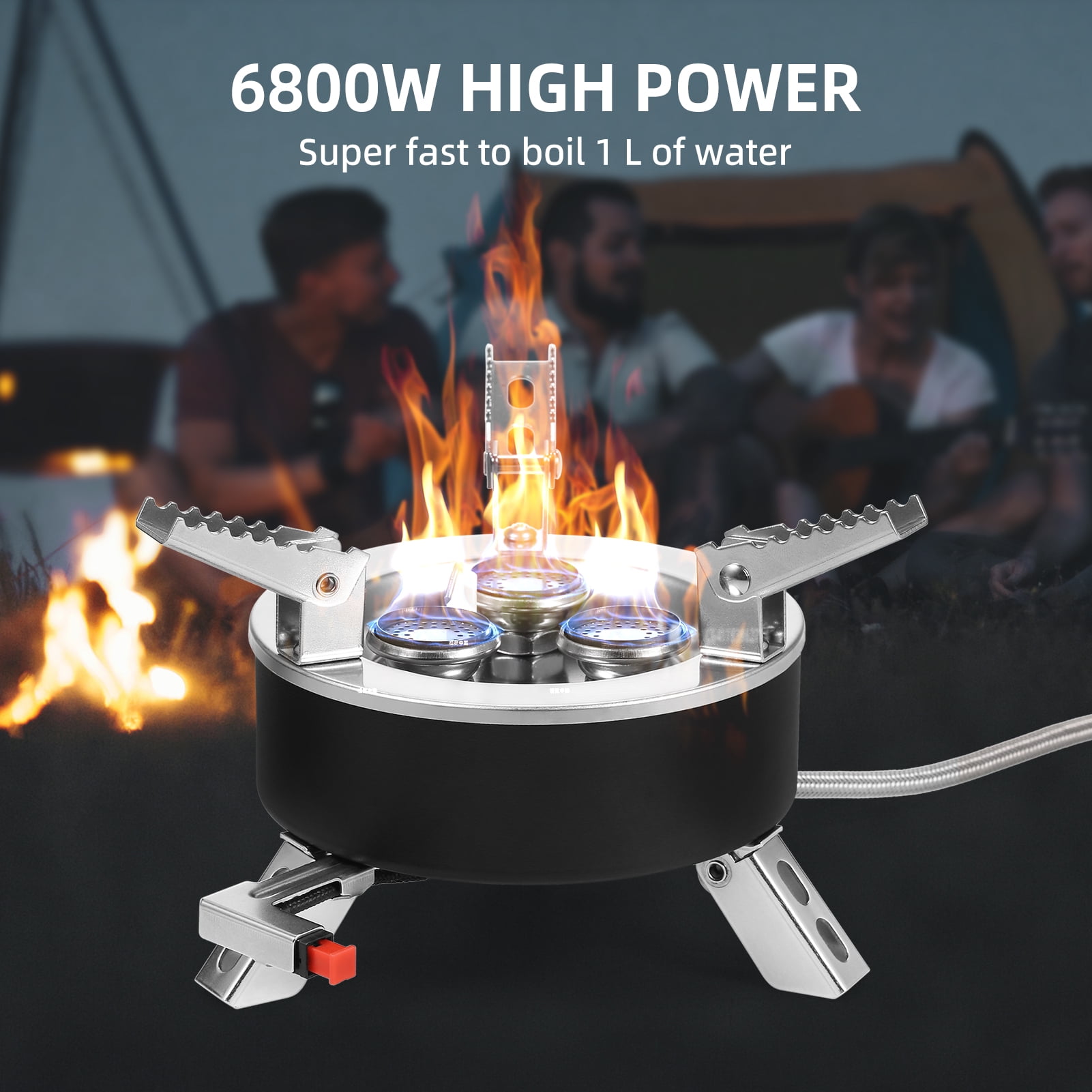 Réchaud 3feu 6800W