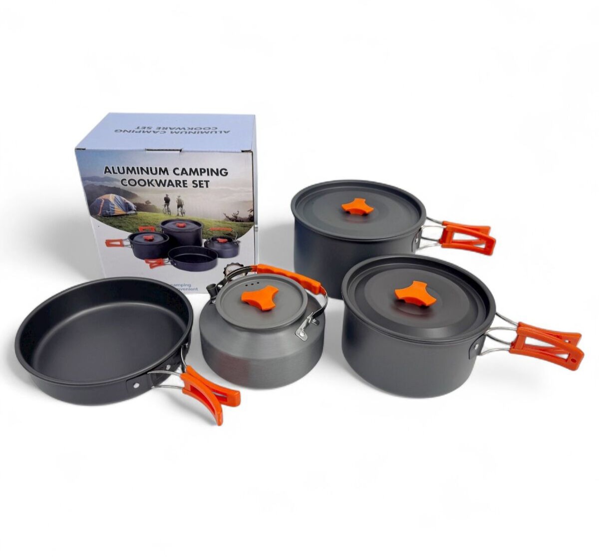 Camping cooking set