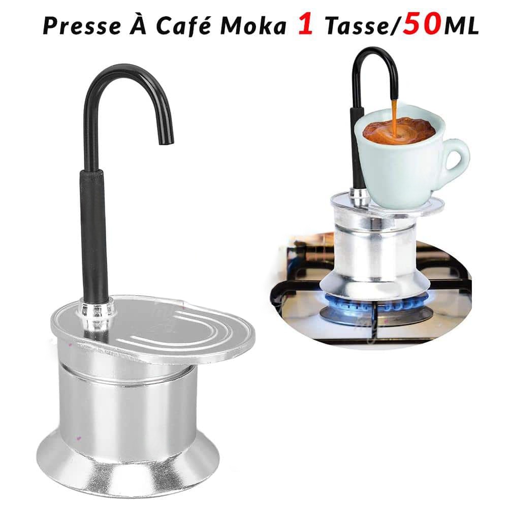 Portable Coffee Maker, Aluminum Cooker 50mL