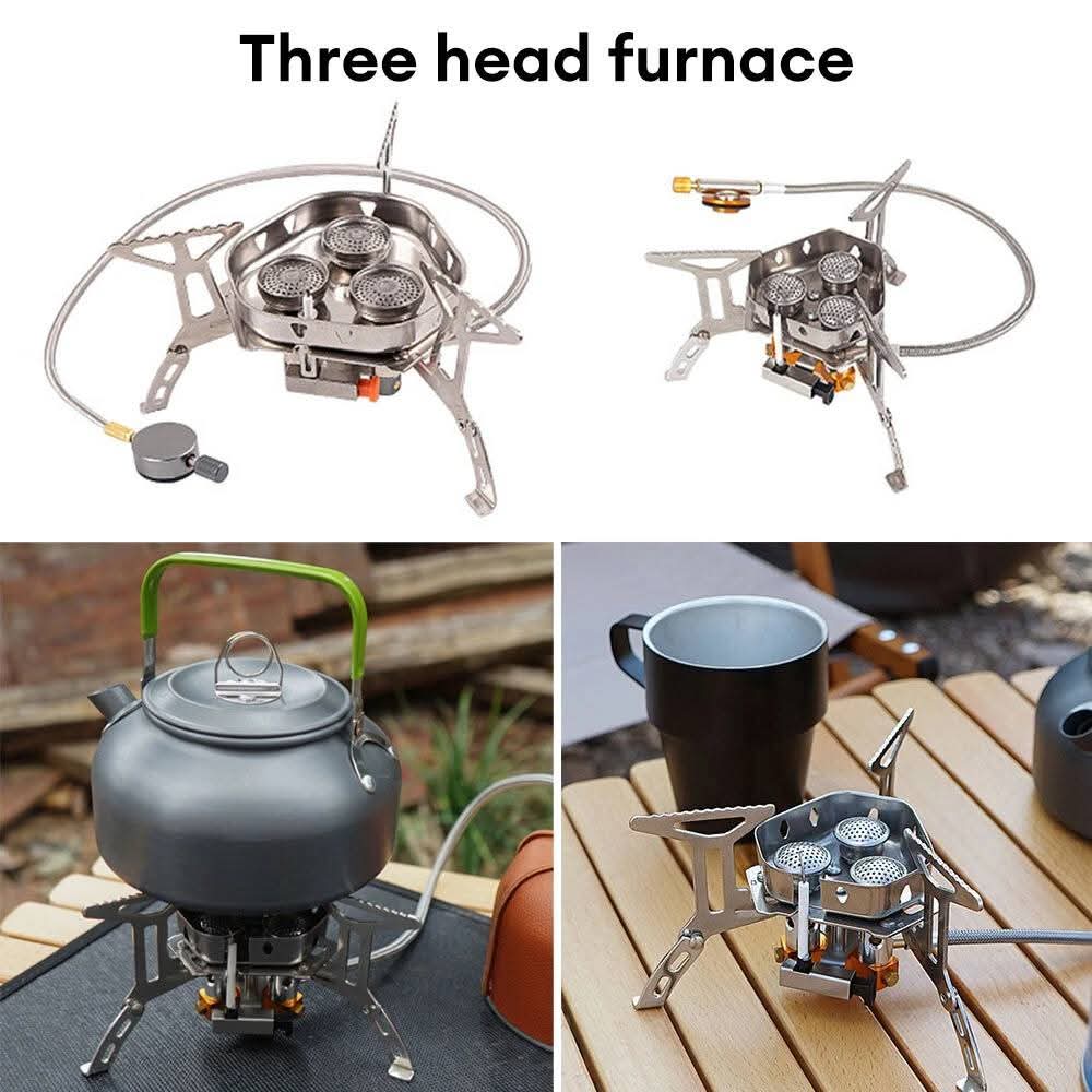 Réchaud 3 feu 6800W